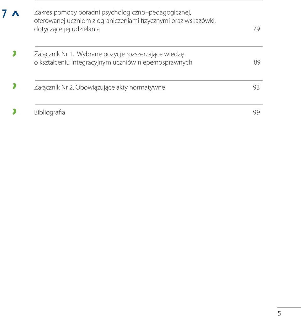 Nr 1. Wybrane pozycje rozszerzające wiedzę o kształceniu integracyjnym uczniów