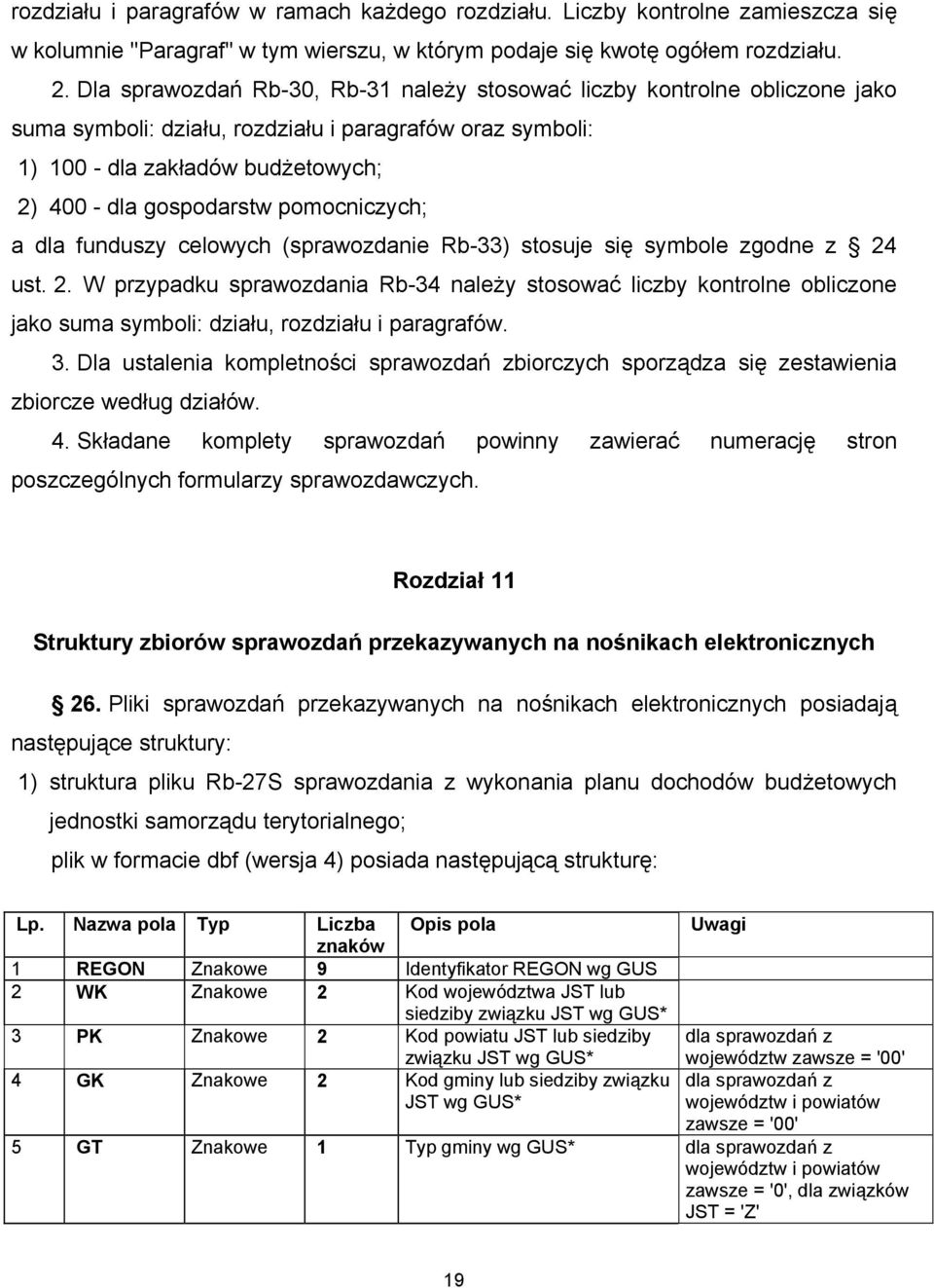 pomocniczych; a dla funduszy celowych (sprawozdanie Rb-33) stosuje się symbole zgodne z 24