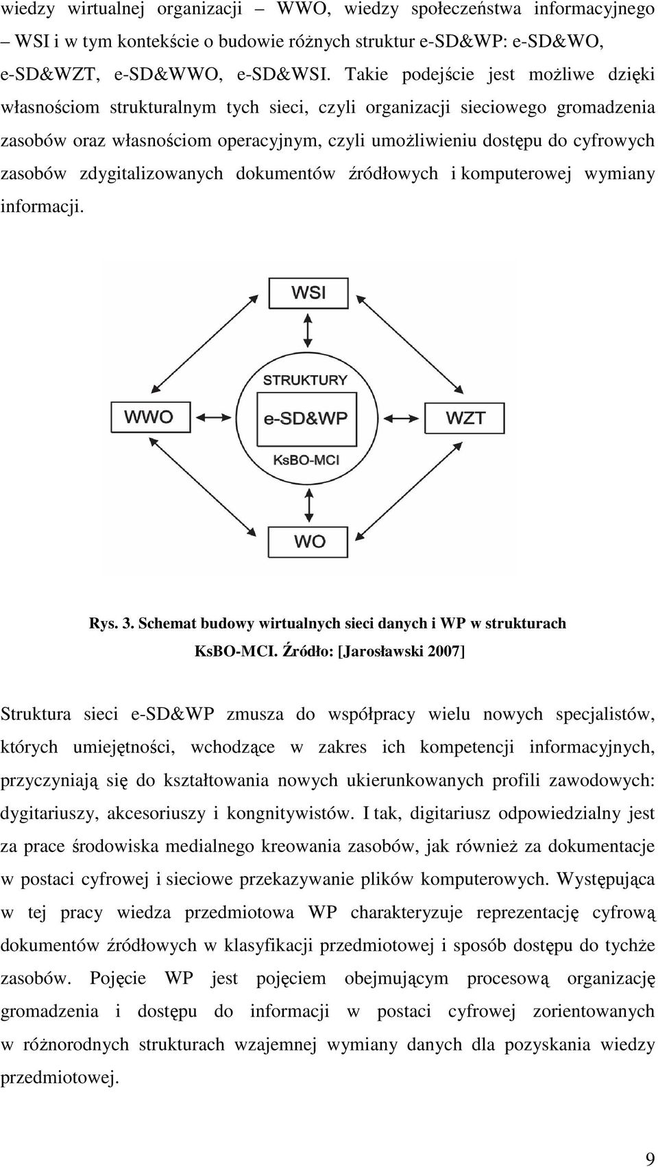 zasobów zdygitalizowanych dokumentów źródłowych i komputerowej wymiany informacji. Rys. 3. Schemat budowy wirtualnych sieci danych i WP w strukturach KsBO-MCI.