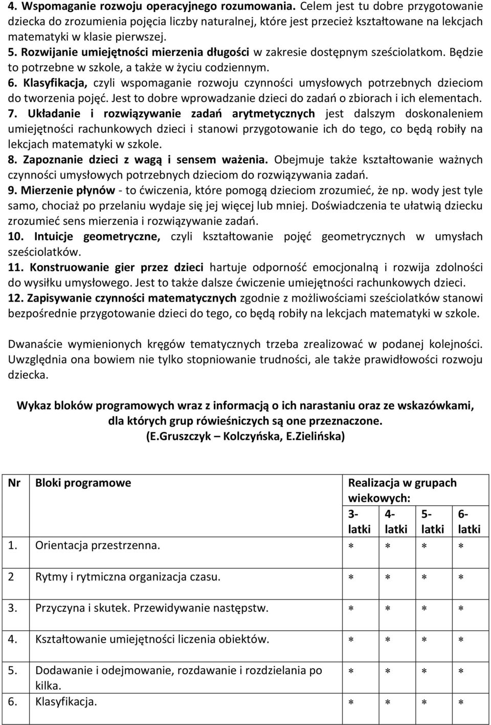 Rozwijanie umiejętności mierzenia długości w zakresie dostępnym sześciolatkom. Będzie to potrzebne w szkole, a także w życiu codziennym. 6.