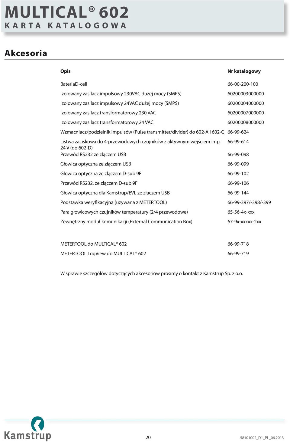 66-99-624 Listwa zaciskowa do 4-przewodowych czujników z aktywnym wejściem imp.