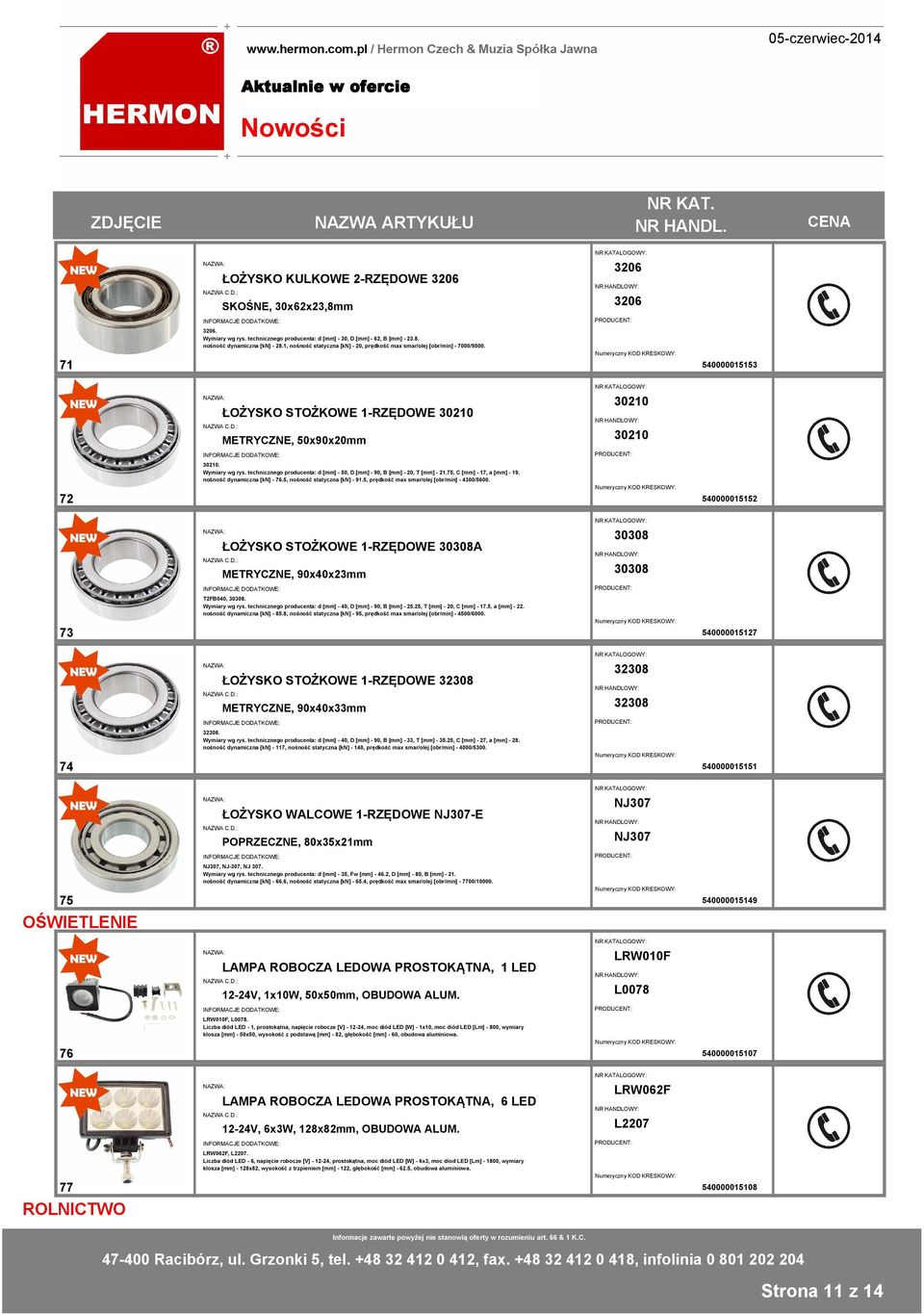 technicznego producenta: d [mm] - 50, D [mm] - 90, B [mm] - 20, T [mm] - 21.75, C [mm] - 17, a [mm] - 19. nośność dynamiczna [kn] - 76.5, nośność statyczna [kn] - 91.