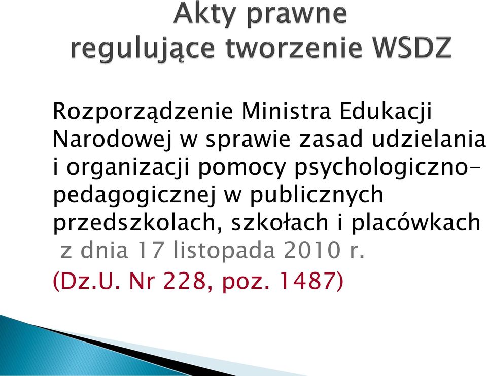 psychologicznopedagogicznej w publicznych