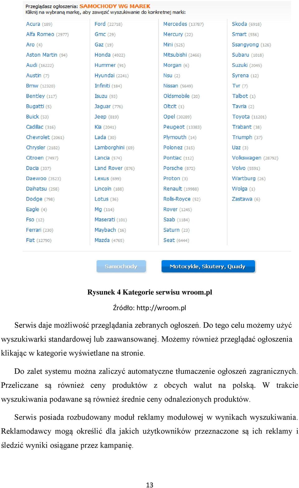 Do zalet systemu można zaliczyć automatyczne tłumaczenie ogłoszeń zagranicznych. Przeliczane są również ceny produktów z obcych walut na polską.