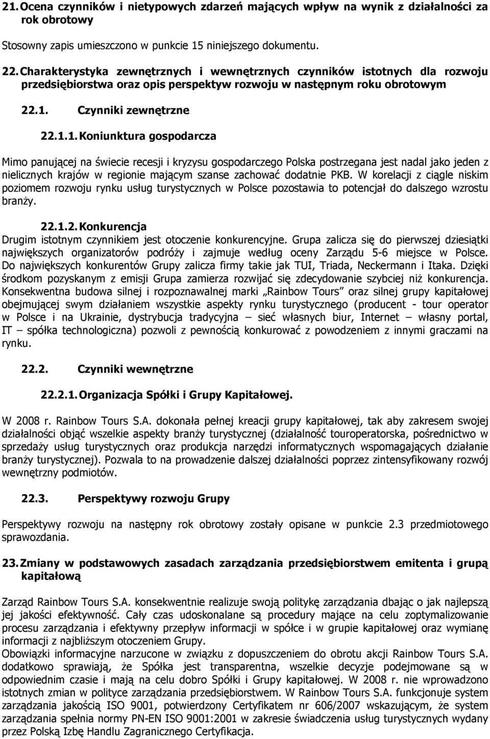 Czynniki zewnętrzne 22.1.