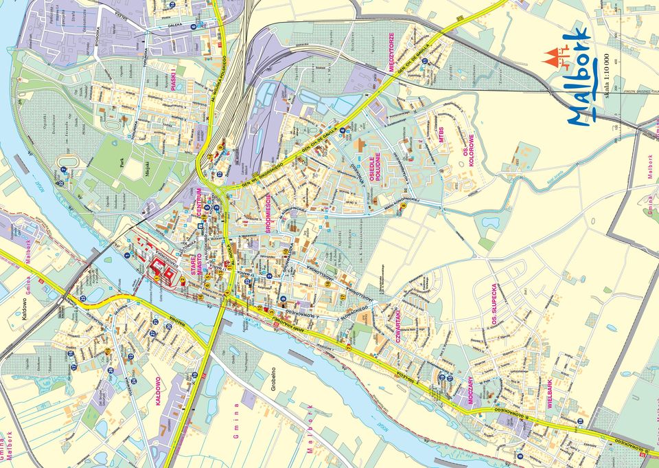 A. Camping OSiR Specjalna im. Juranda 7 22 MALBORK KAŁDOWO al. Celników Polskich Ceglana U Marioli Ogr. OSiR Strefa Hotel Parkowy Działkowa 16 Pod Markizami Pomn.