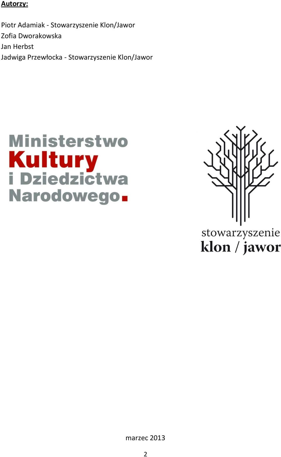Dworakowska Jan Herbst Jadwiga