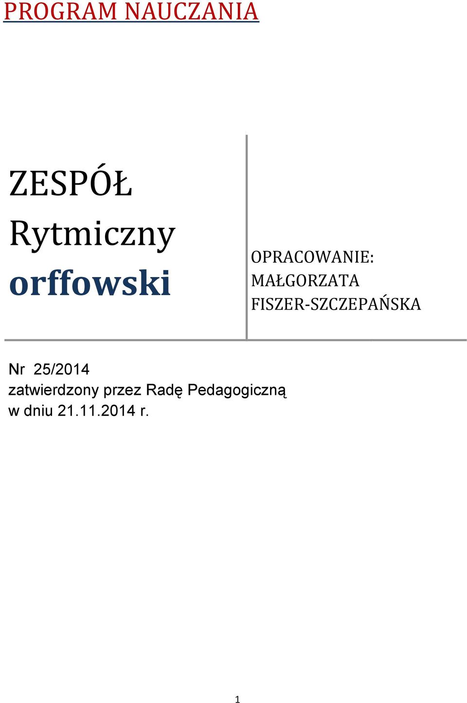 FISZER-SZCZEPAŃSKA Nr 25/2014