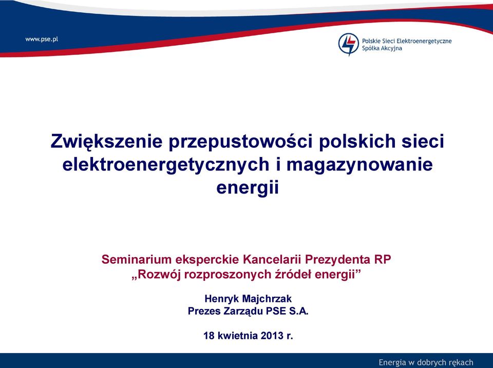 eksperckie Kancelarii Prezydenta RP Rozwój rozproszonych