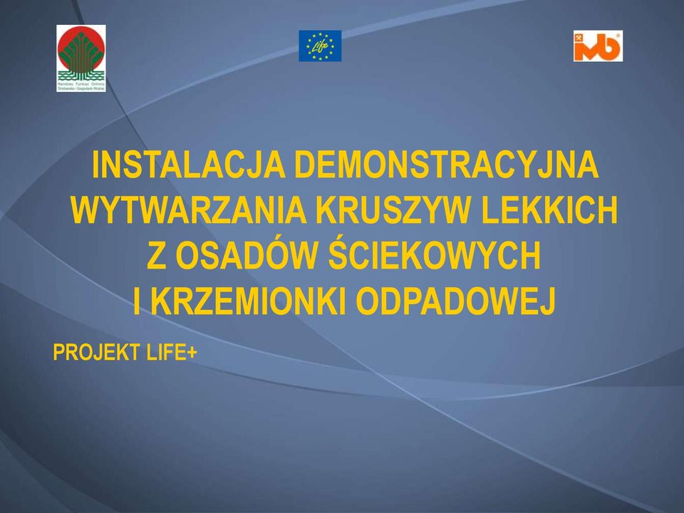 Z OSADÓW ŚCIEKOWYCH I