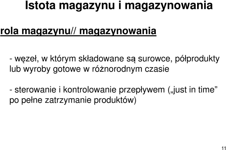 w różnorodnym czasie - sterowanie i kontrolowanie