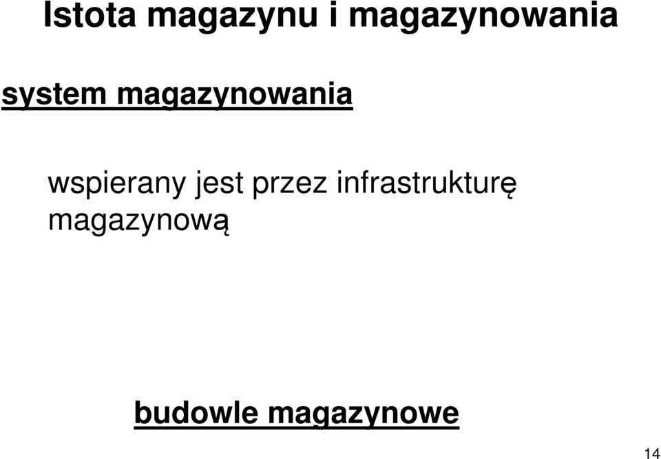 infrastrukturę