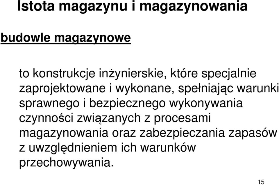 bezpiecznego wykonywania czynności związanych z procesami