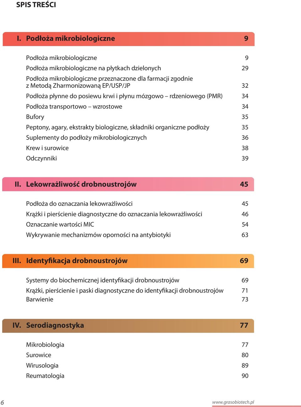 32 Podłoża płynne do posiewu krwi i płynu mózgowo rdzeniowego (PMR) 34 Podłoża transportowo wzrostowe 34 Bufory 35 Peptony, agary, ekstrakty biologiczne, składniki organiczne podłoży 35 Suplementy do