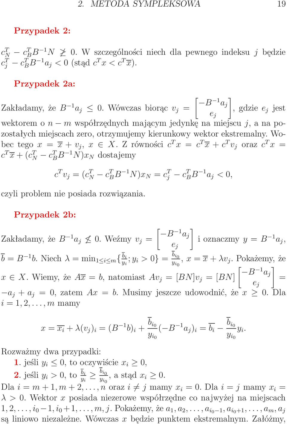 Wobectego x = x + v j, x X.