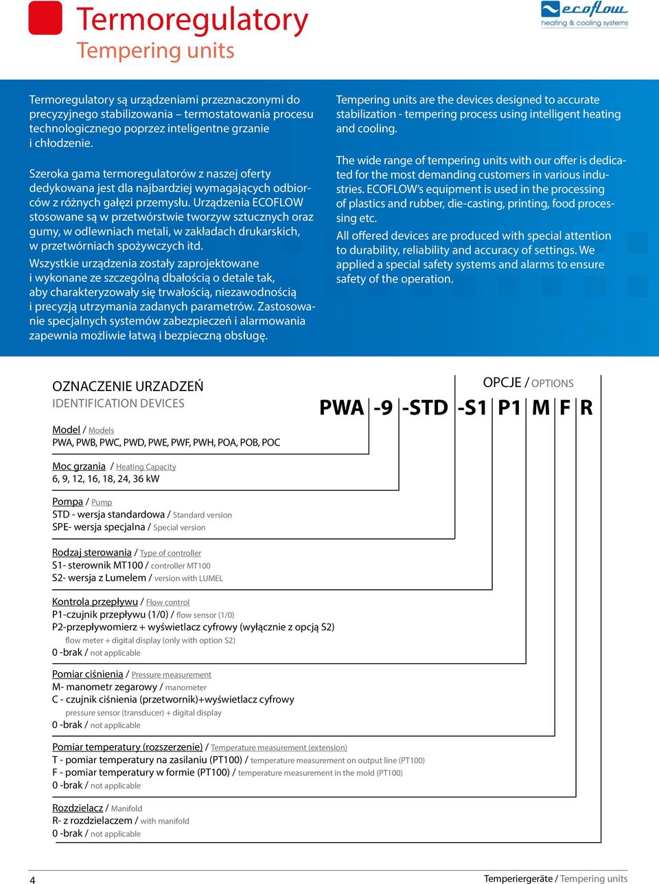 Urządzenia ECOFLOW stosowane są w przetwórstwie tworzyw sztucznych oraz gumy, w odlewniach metali, w zakładach drukarskich, w przetwórniach spożywczych itd.