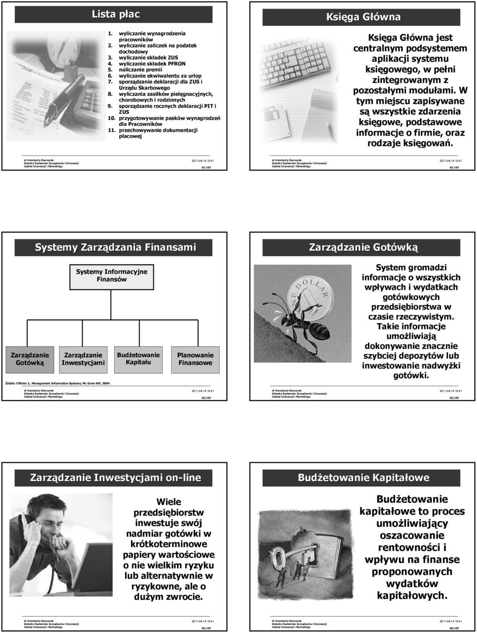 sporządzanie rocznych deklaracji PIT i ZUS 10. przygotowywanie pasków wynagrodzeń dla Pracowników 11.