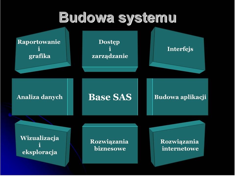 SAS Budowa aplikacji Wizualizacja i