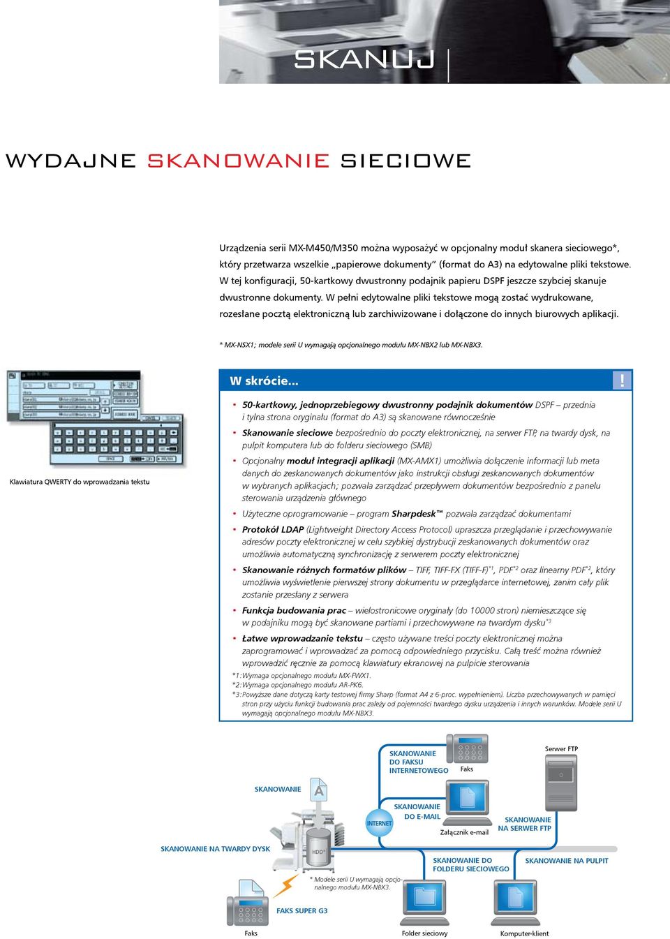 W pełni edytowalne pliki tekstowe mogą zostać wydrukowane, rozesłane pocztą elektroniczną lub zarchiwizowane i dołączone do innych biurowych aplikacji.