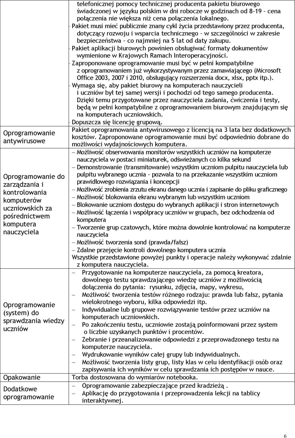 połączenia lokalnego.