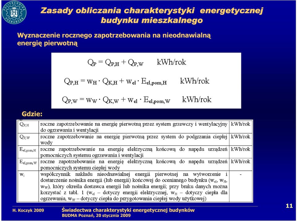 Wyznaczenie rocznego zapotrzebowania