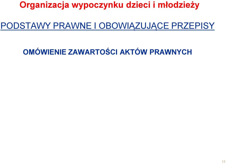 PRZEPISY OMÓWIENIE