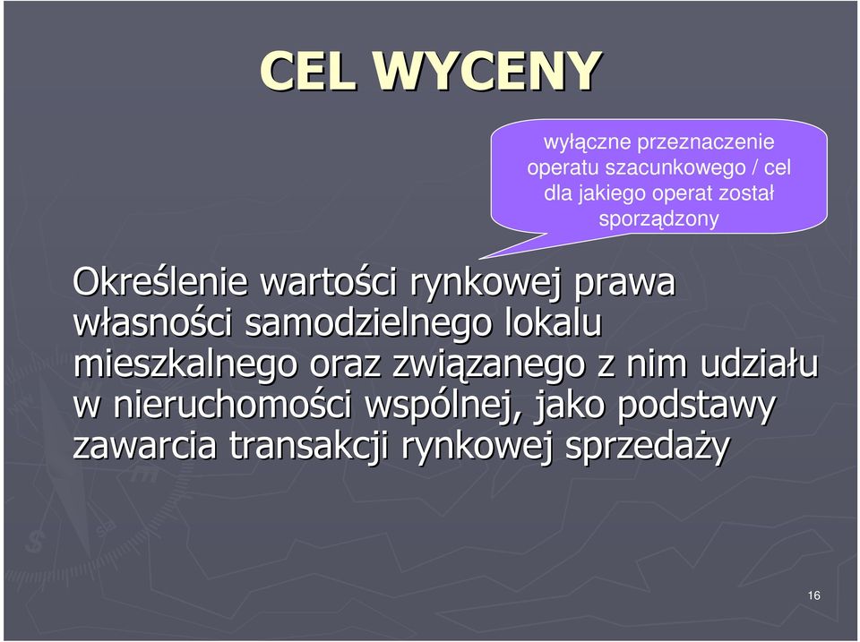 samodzielnego lokalu mieszkalnego oraz związanego zanego z nim udziału w