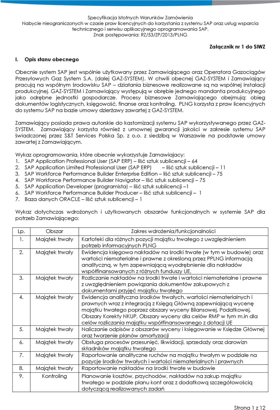 GAZ-SYSTEM i Zamawiający występują w obrębie jednego mandanta produkcyjnego jako odrębne jednostki gospodarcze.