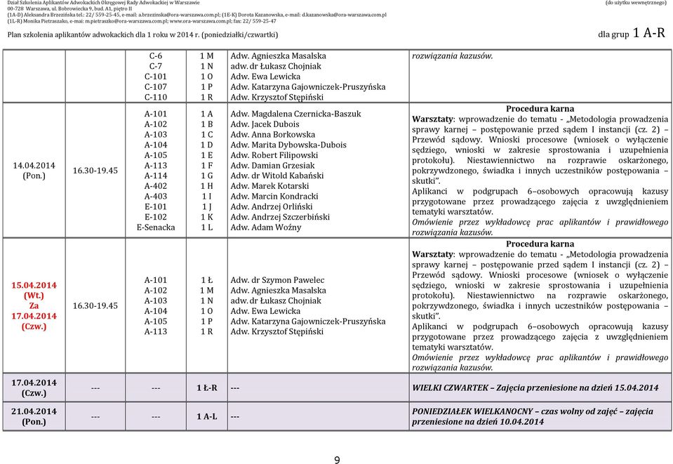 Wnioski procesowe (wniosek o wyłączenie sędziego, wnioski w zakresie sprostowania i uzupełnienia protokołu).