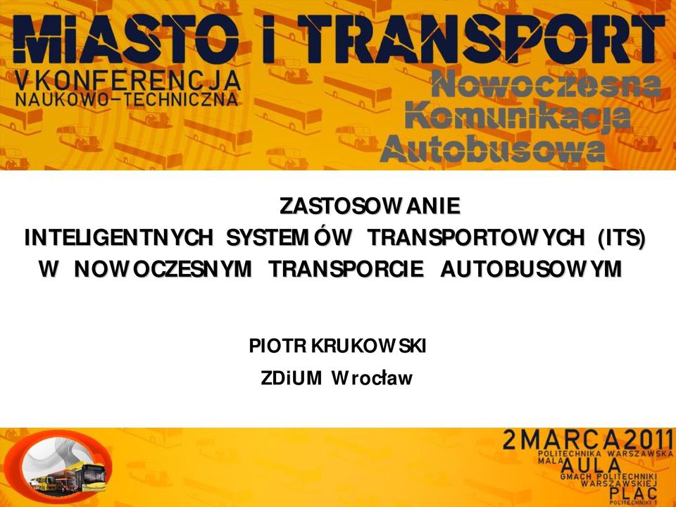 W NOWOCZESNYM TRANSPORCIE