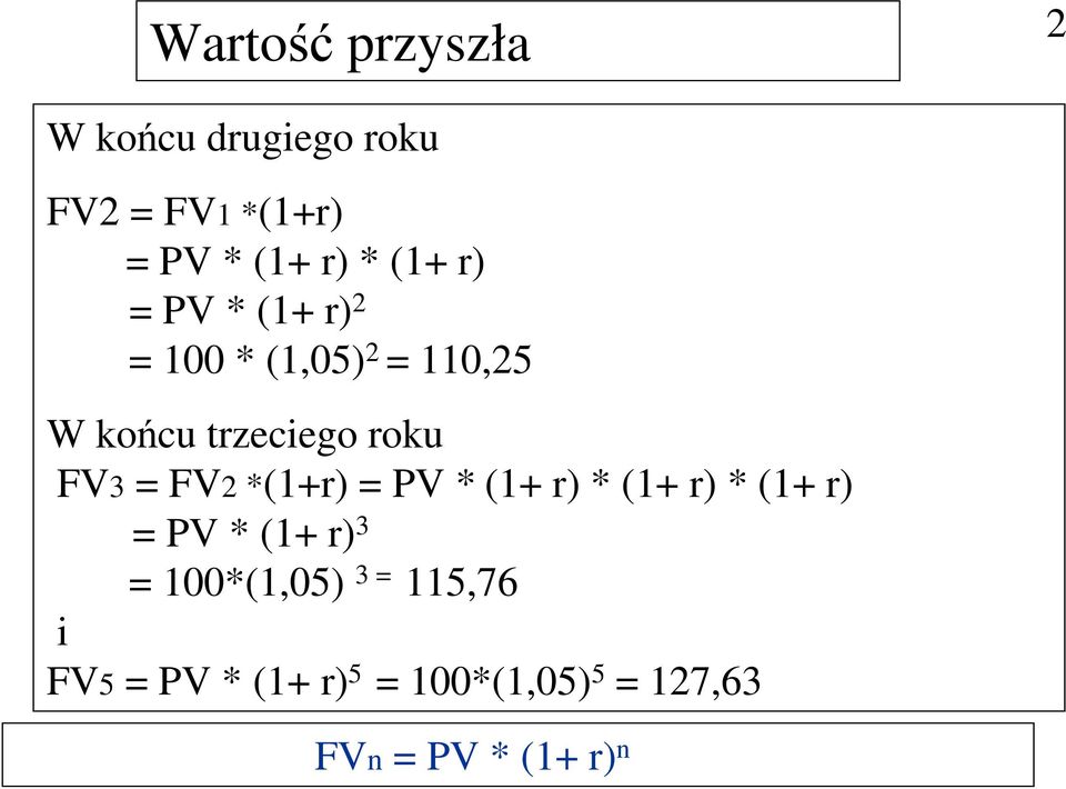 roku FV3 FV2 *(+r) PV * (+ r) * (+ r) * (+ r) PV * (+ r) 3