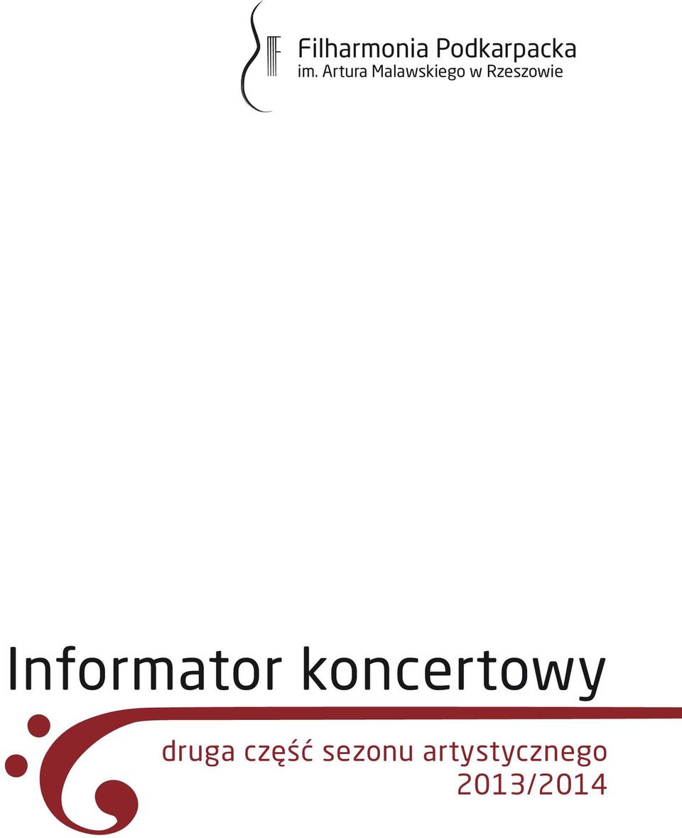 Informator koncertowy druga