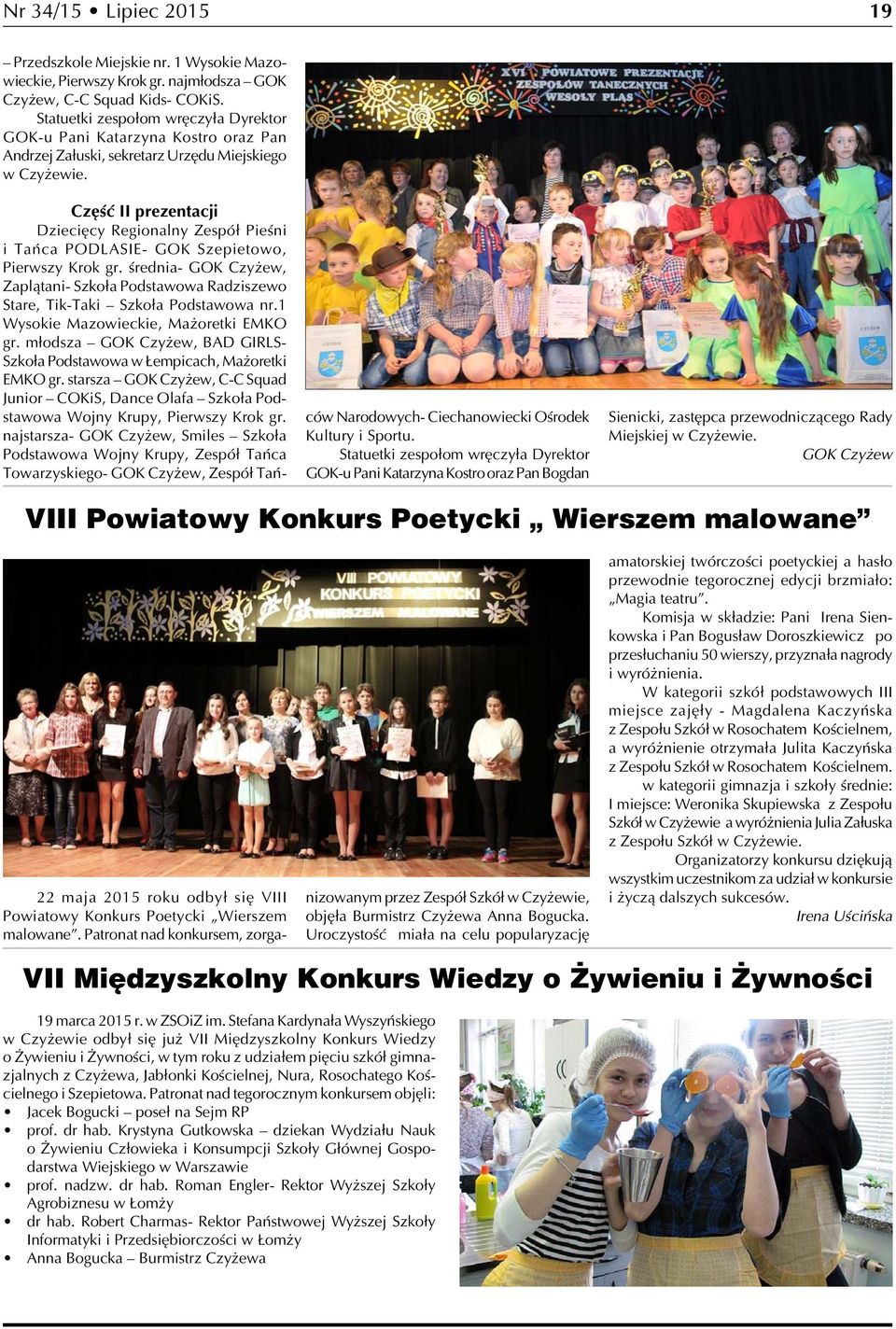 Część II prezentacji Dziecięcy Regionalny Zespół Pieśni i Tańca PODLASIE- GOK Szepietowo, Pierwszy Krok gr.