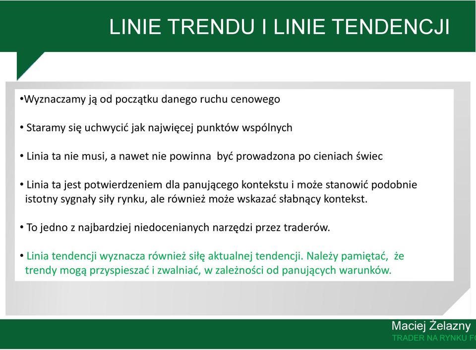 sygnały siły rynku, ale również może wskazać słabnący kontekst. To jedno z najbardziej niedocenianych narzędzi przez traderów.