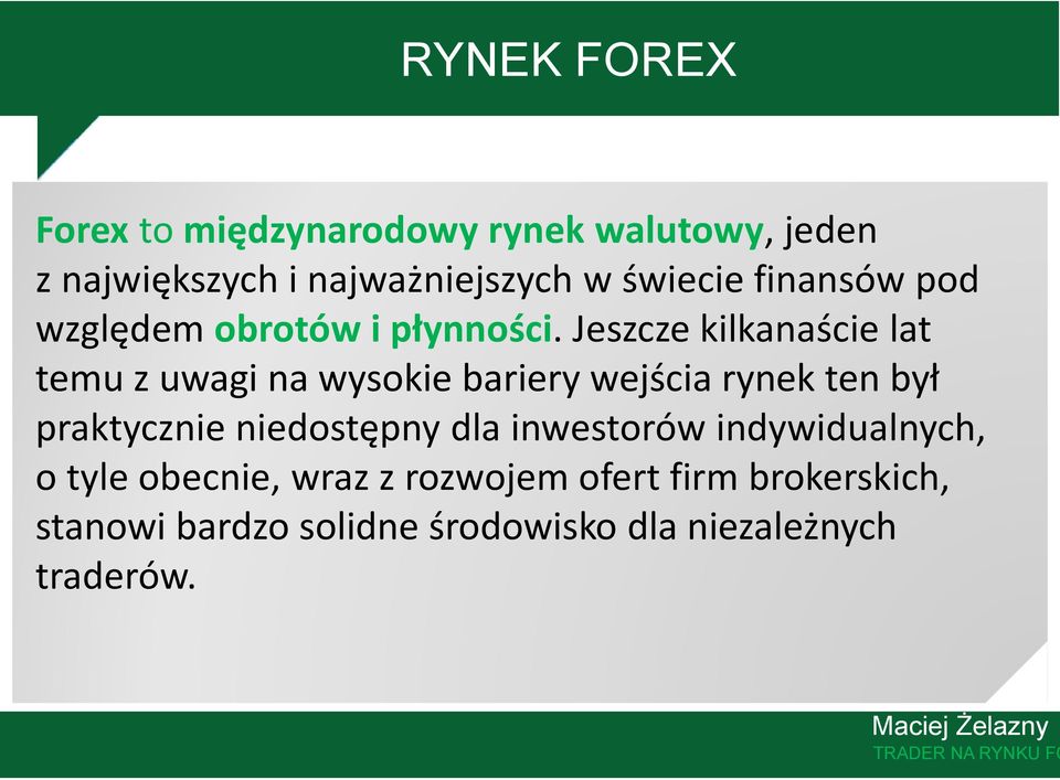 rynek forex