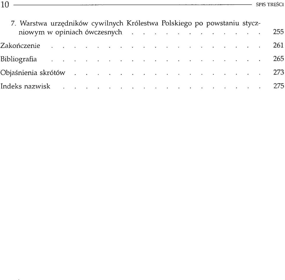 po powstaniu styczniowym w opiniach ówczesnych