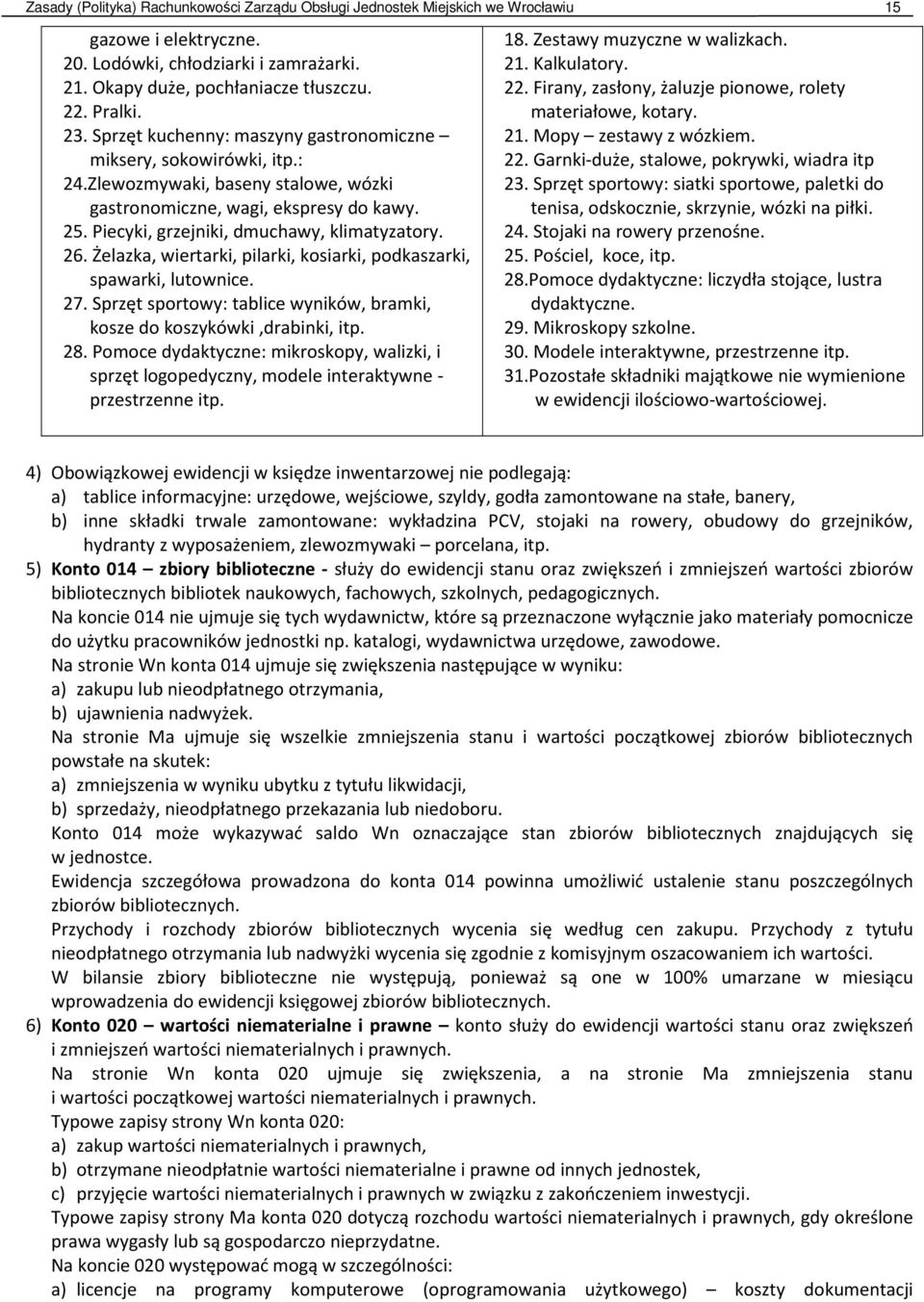 Żelazka, wiertarki, pilarki, kosiarki, podkaszarki, spawarki, lutownice. 27. Sprzęt sportowy: tablice wyników, bramki, kosze do koszykówki,drabinki, itp. 28.