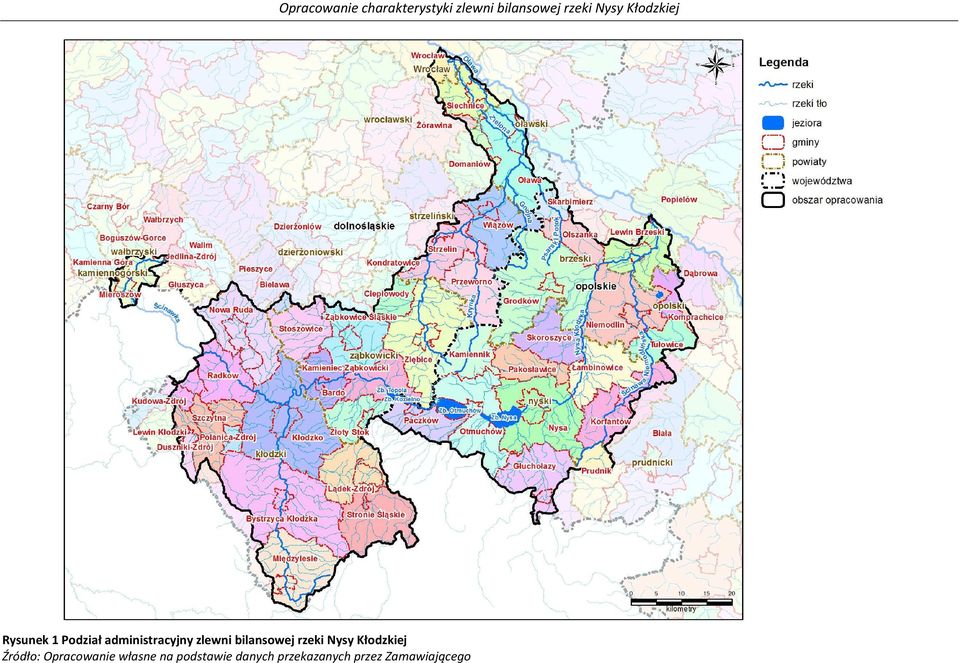 podstawie danych przekazanych przez Zamawiającego