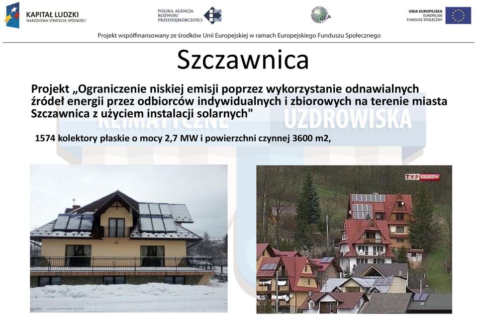 indywidualnych i zbiorowych na terenie miasta Szczawnica z użyciem