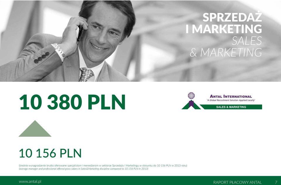 stosunku do 10 156 PLN w 2013 roku) (average manager and professional offered gross salary