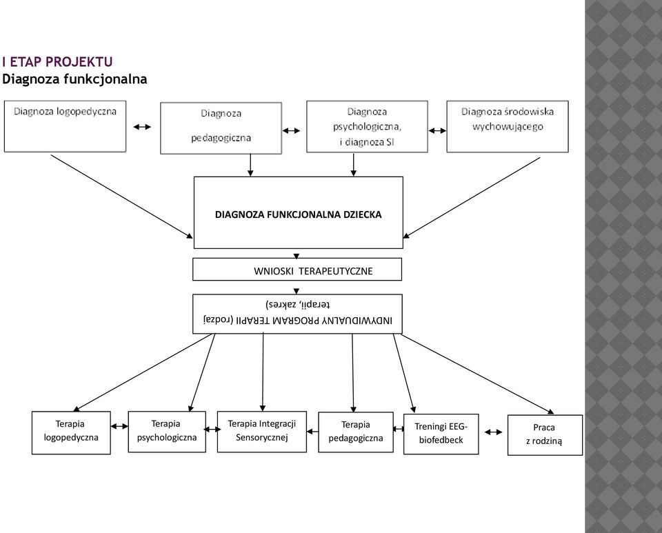 TERAPII (rodzaj terapii, zakres) WNIOSKI TERAPEUTYCZNE Terapia