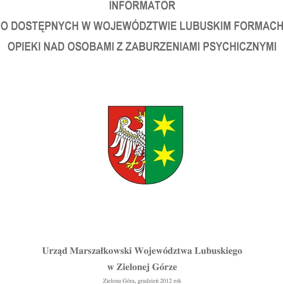 PSYCHICZNYMI Urząd Marszałkowski Województwa