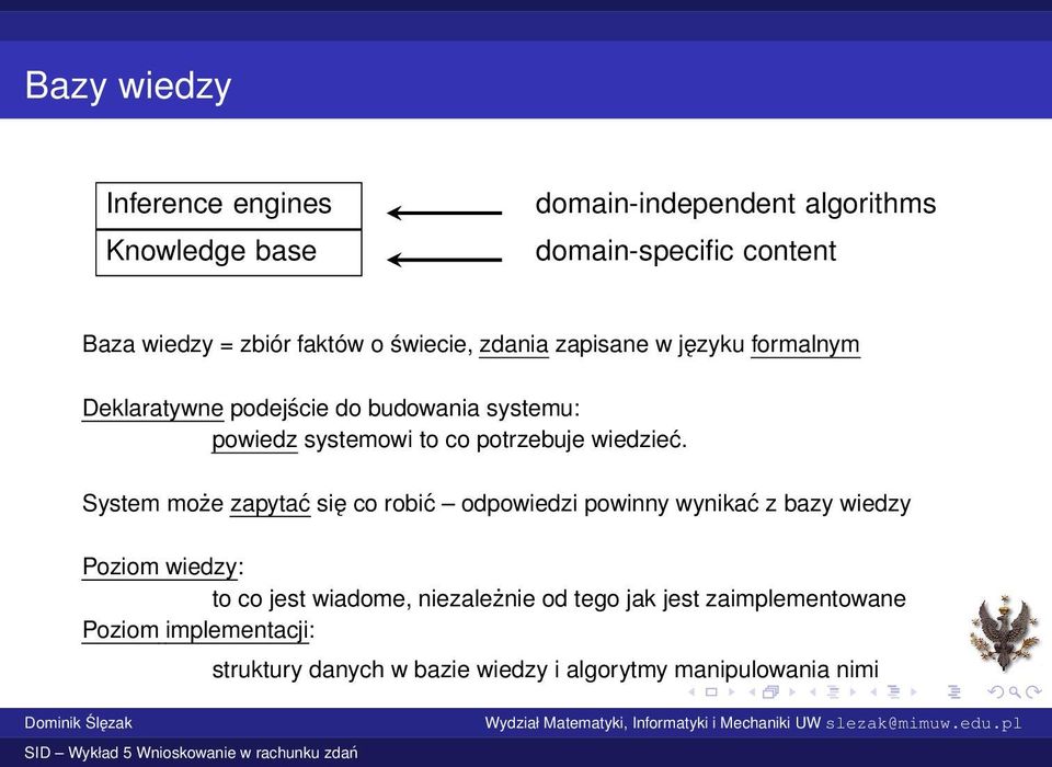 wiedzieć.