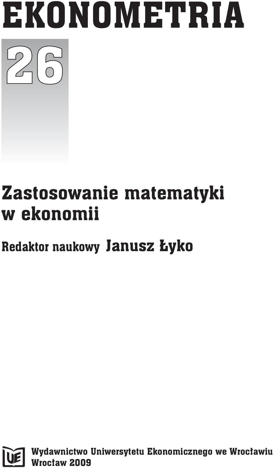 naukowy Janusz Łyko Wydawnictwo