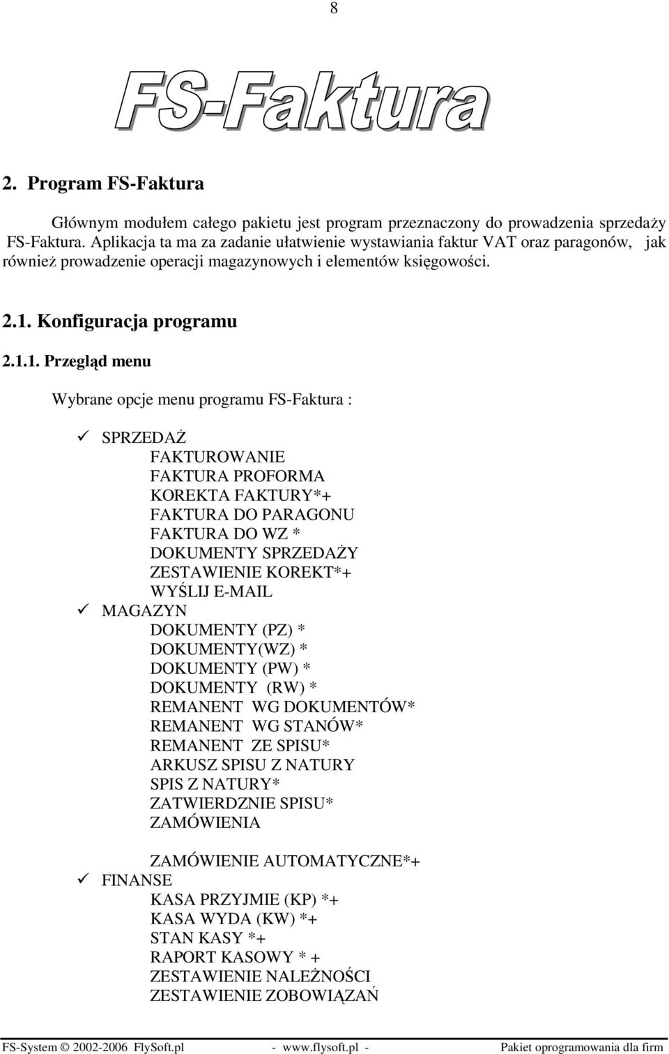 Konfiguracja programu 2.1.