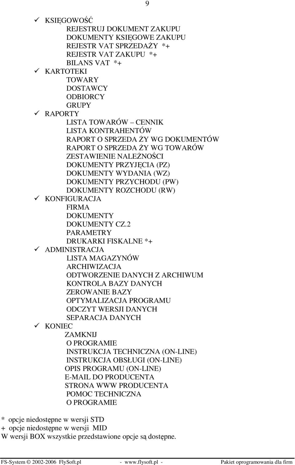 KONFIGURACJA FIRMA DOKUMENTY DOKUMENTY CZ.