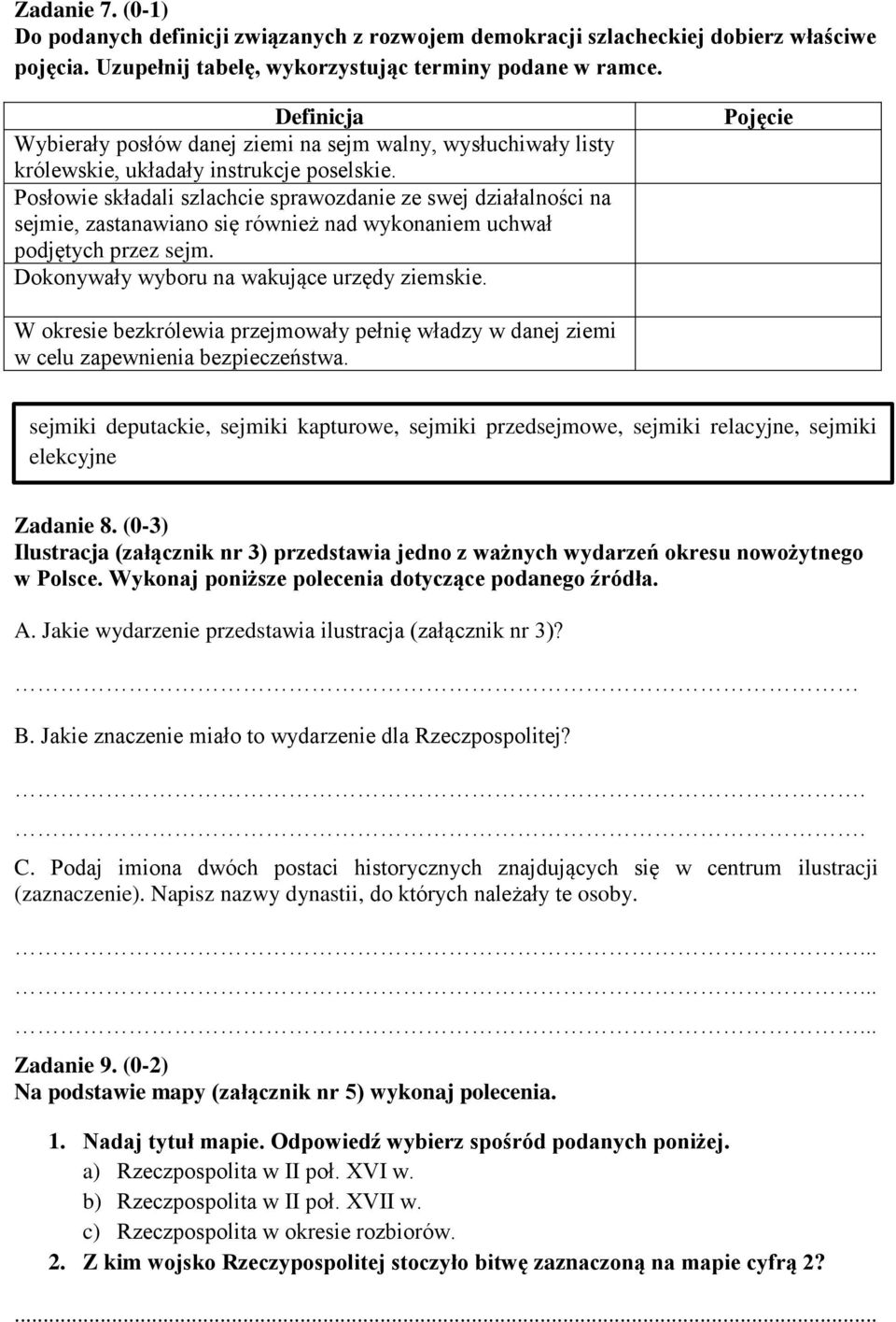 Posłowie składali szlachcie sprawozdanie ze swej działalności na sejmie, zastanawiano się również nad wykonaniem uchwał podjętych przez sejm. Dokonywały wyboru na wakujące urzędy ziemskie.