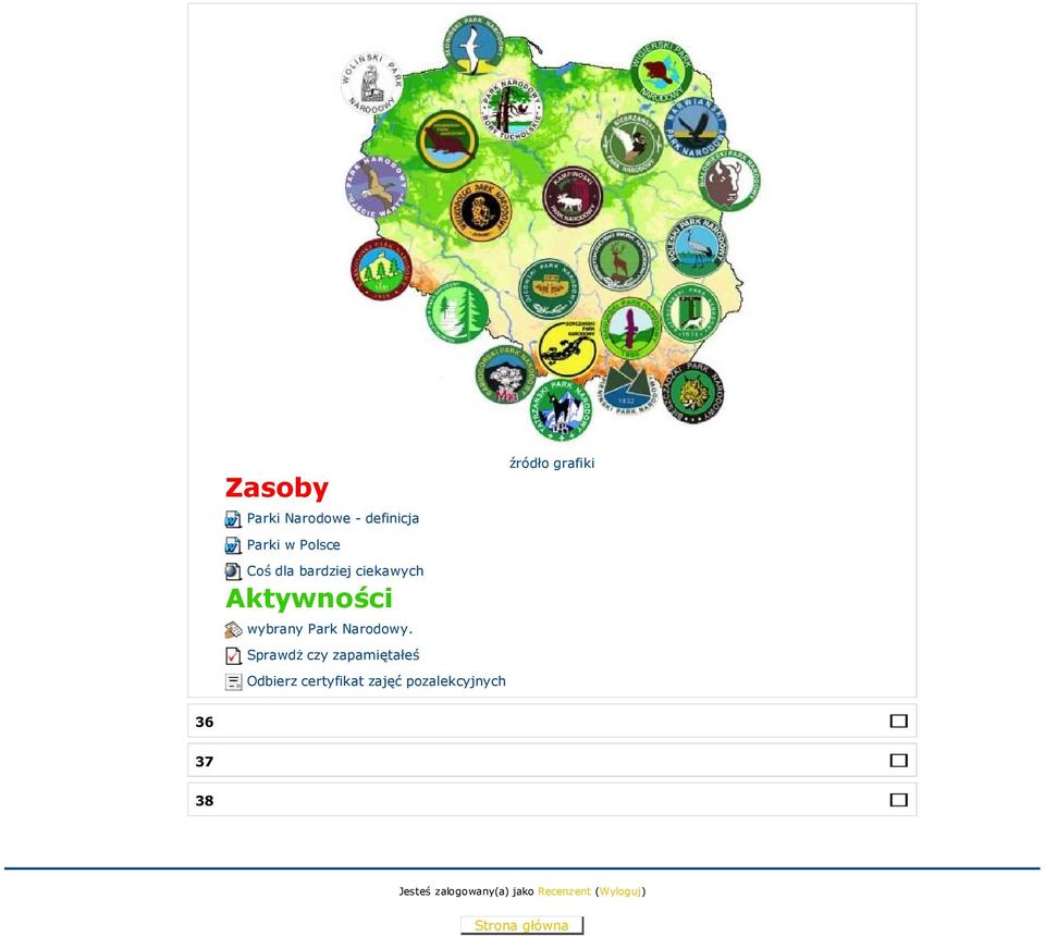 Sprawdż czy zapamiętałeś Odbierz certyfikat zajęć