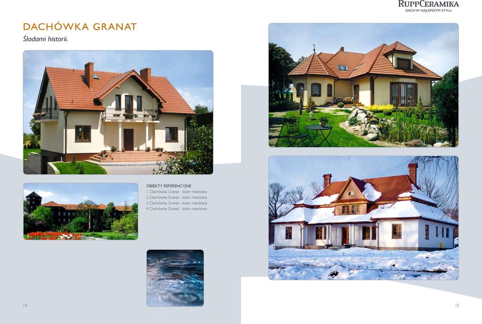 Dachówka Granat - kolor miedziany 2.