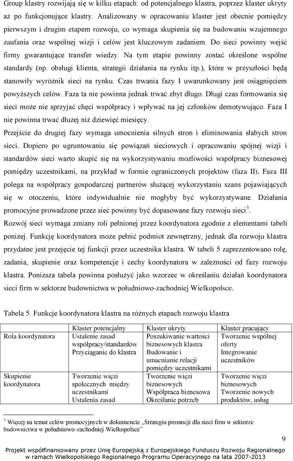 Do sieci powinny wejść firmy gwarantujące transfer wiedzy. Na tym etapie powinny zostać określone wspólne standardy (np. obsługi klienta, strategii działania na rynku itp.